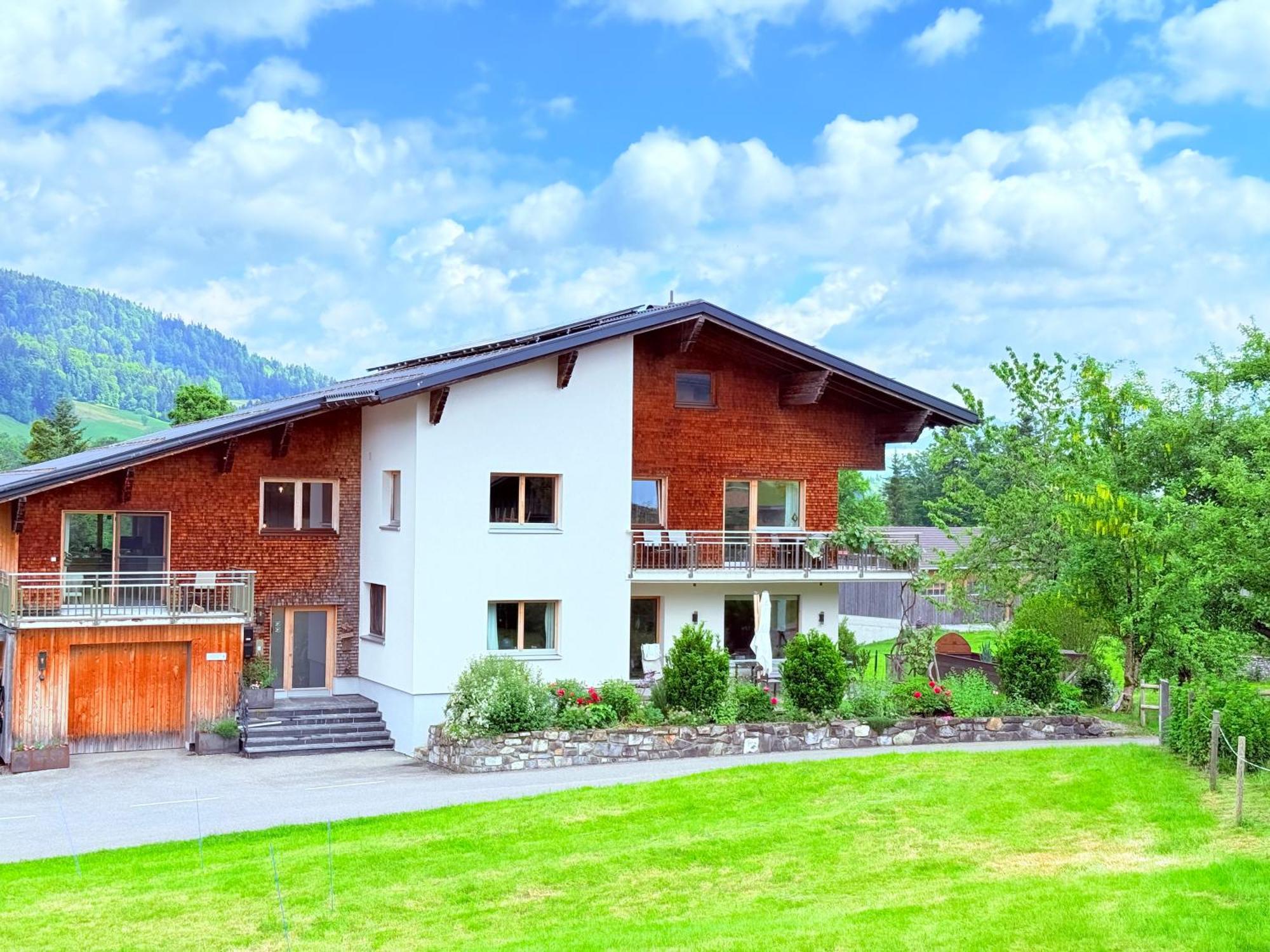 Wiesen Appartment Schwarzenberg im Bregenzerwald Bagian luar foto